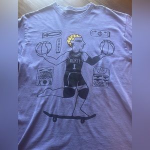 this is a large pacsun shirt it is a really nice purple color brand new